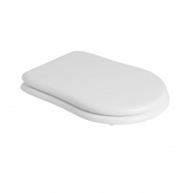 Copriwater poliestere colato bianco lato chiuso Efi Ceramica Flaminia