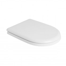 Copriwater poliestere colato bianco lato chiuso Neve Ceramica Catalano