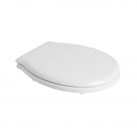 Copriwater poliestere colato bianco lato chiuso Neve Sospeso/Monoblocco Ceramica Catalano