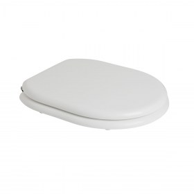 Copriwater poliestere colato bianco lato chiuso Old Italy Ceramica Amerina