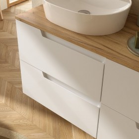 Dettaglio cassetti mobili bagno WILMA