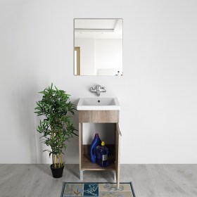 Ambiente Domina Wood con Vasca Lavatoio con Strizzatoio