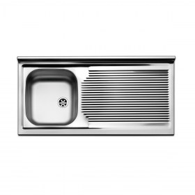 Lavello cucina Inox vasca sx 105x60 cm