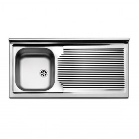 Lavello cucina Inox vasca sx 120x60 cm