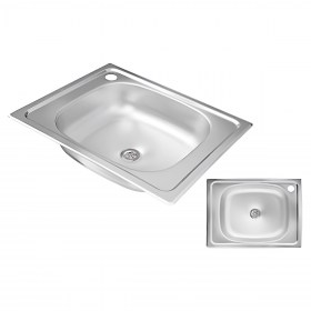 Lavello cucina Inox vasca 50x40