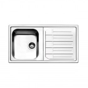 Lavello Cucina Acciaio Inox saldato 86x50 vasca sx
