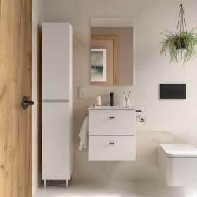 mobile bagno sospeso 50 cm lavabo ceramica 