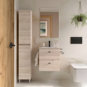 mobile bagno sospeso 50 cm lavabo ceramica 