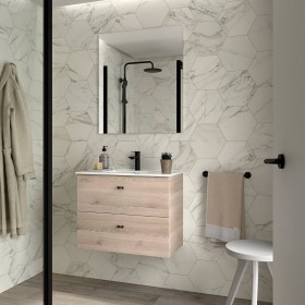 mobile bagno sospeso 70 cm lavabo ceramica 