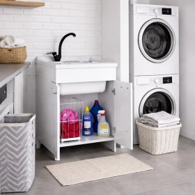 Mobile Lavatoio MAYA e colonna Porta Lavatrice DOMINA