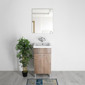 Ambiente Domina Wood con Vasca Lavatoio con Strizzatoio