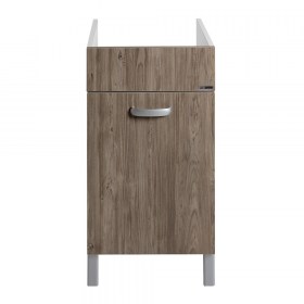 Mobile per lavatoio in ceramica DOMINA 45x50 wood scuro