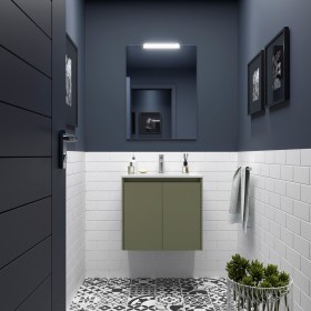 Mobile Bagno 60 | 70 con ante NOYAN Verde Satinato