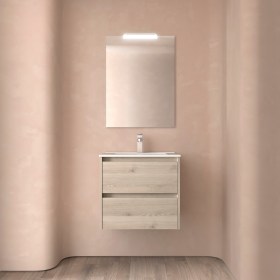 Mobile Bagno 60 con Cassetti NOYAN Legno Naturale