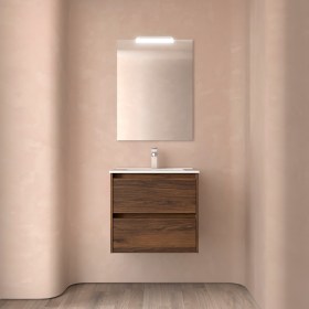 Mobile Bagno 60 | 70 con Cassetti NOYAN Legno Noce