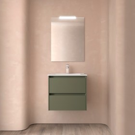 Mobile Bagno 60 | 70 con Cassetti NOYAN Verde Satinato