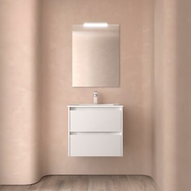 Mobile Bagno 60 | 70 con Cassetti NOYAN Bianco Lucido