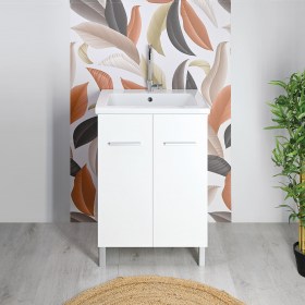 Mobile lavatoio design YORK 60x51con rubinetto