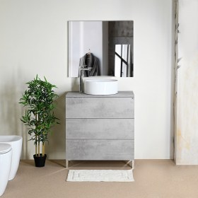 Mobile bagno moderno con tre cassetti KLARA