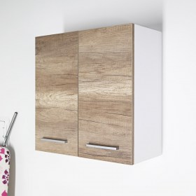 Pensile DOMINA MIX Wood 60x60 a 2 Ante con Ripiano Interno in Legno