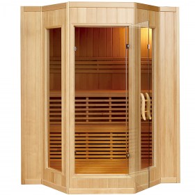 Grande Sauna Finlandese CALLIOPE a 4 posti in legno