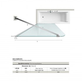 Tecnica parete sopra vasca TSV50 