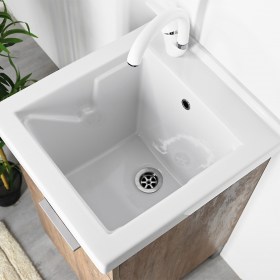 vasca lavatoio ceramica 45x50 tutta vasca