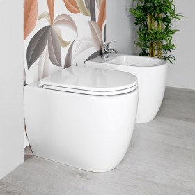 WC BIDET forma Arrotondata YORK di Ceramica Tuscia