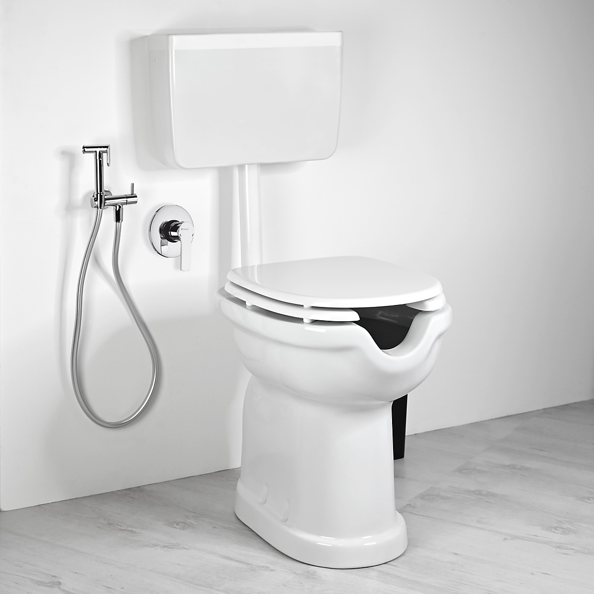 Kit lavabo + bidet + WC per disabili con sedile incluso